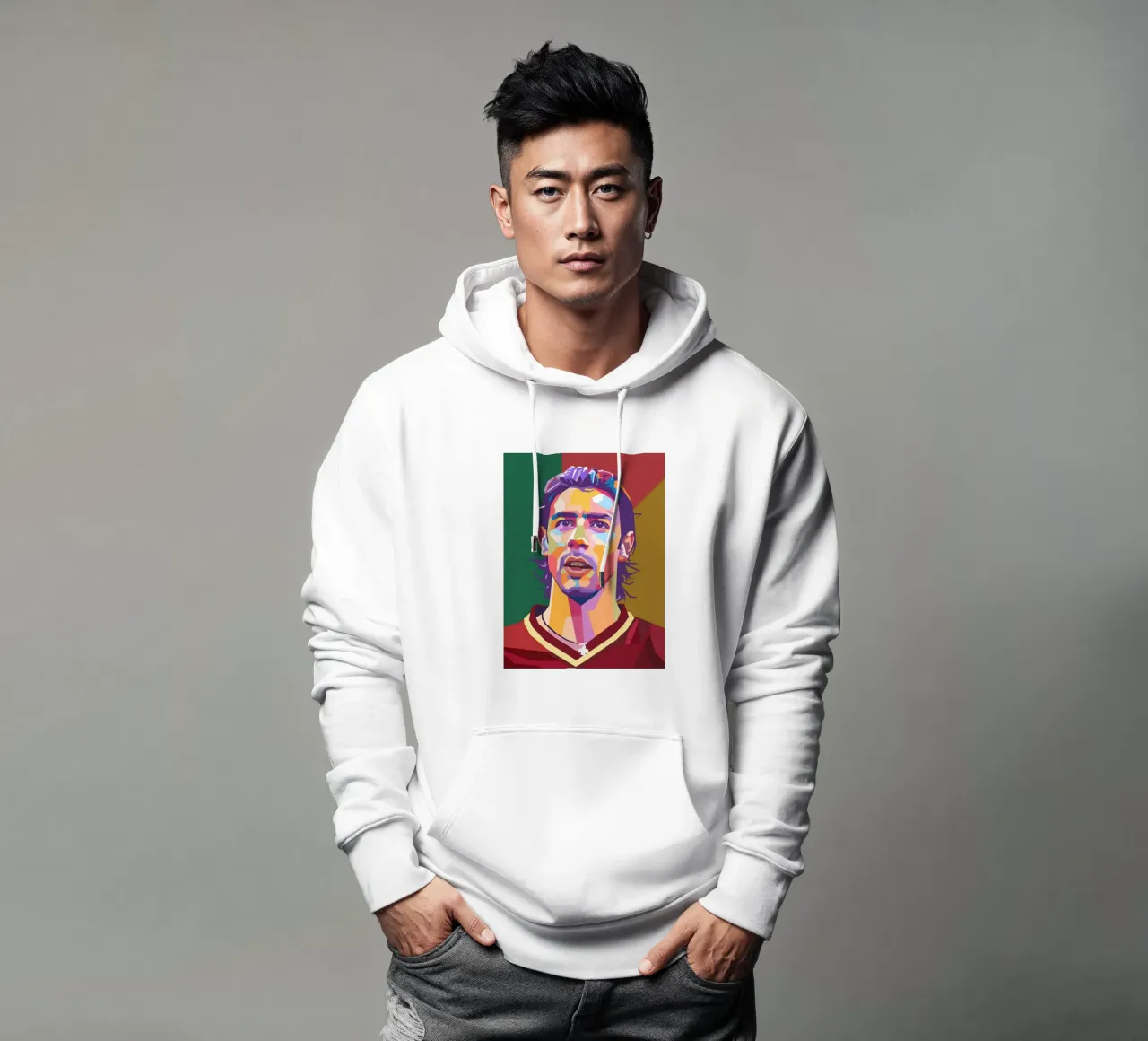 Rui Costa iconic football player hoodie by Hantamrata