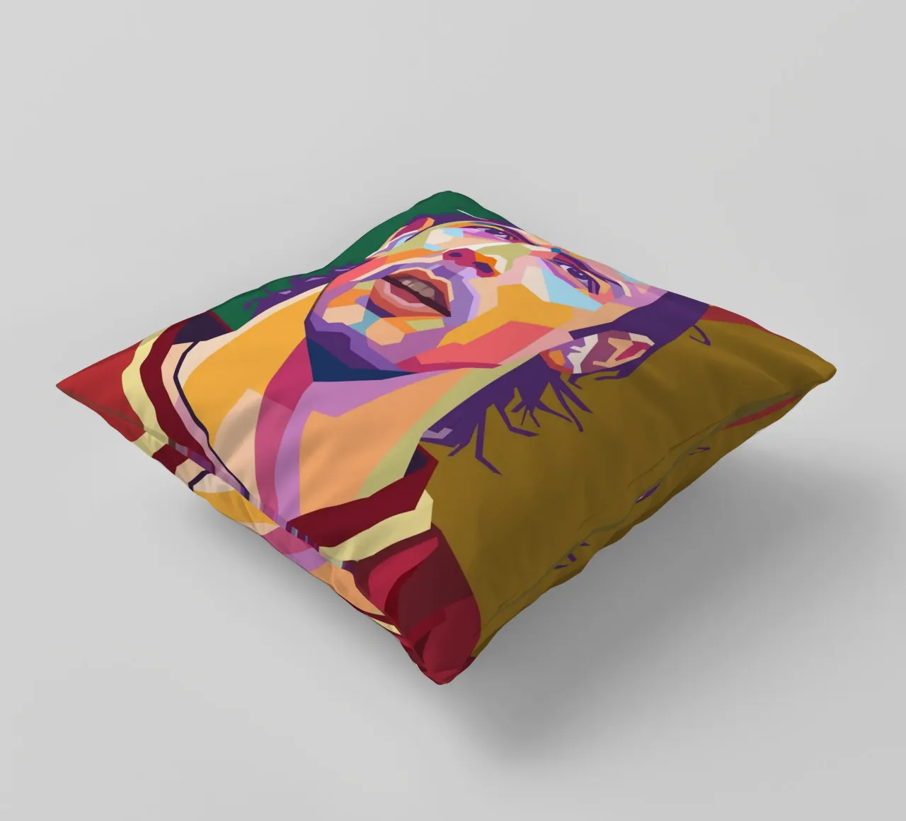 Rui Costa iconic football player decorative cushion by Hantamrata