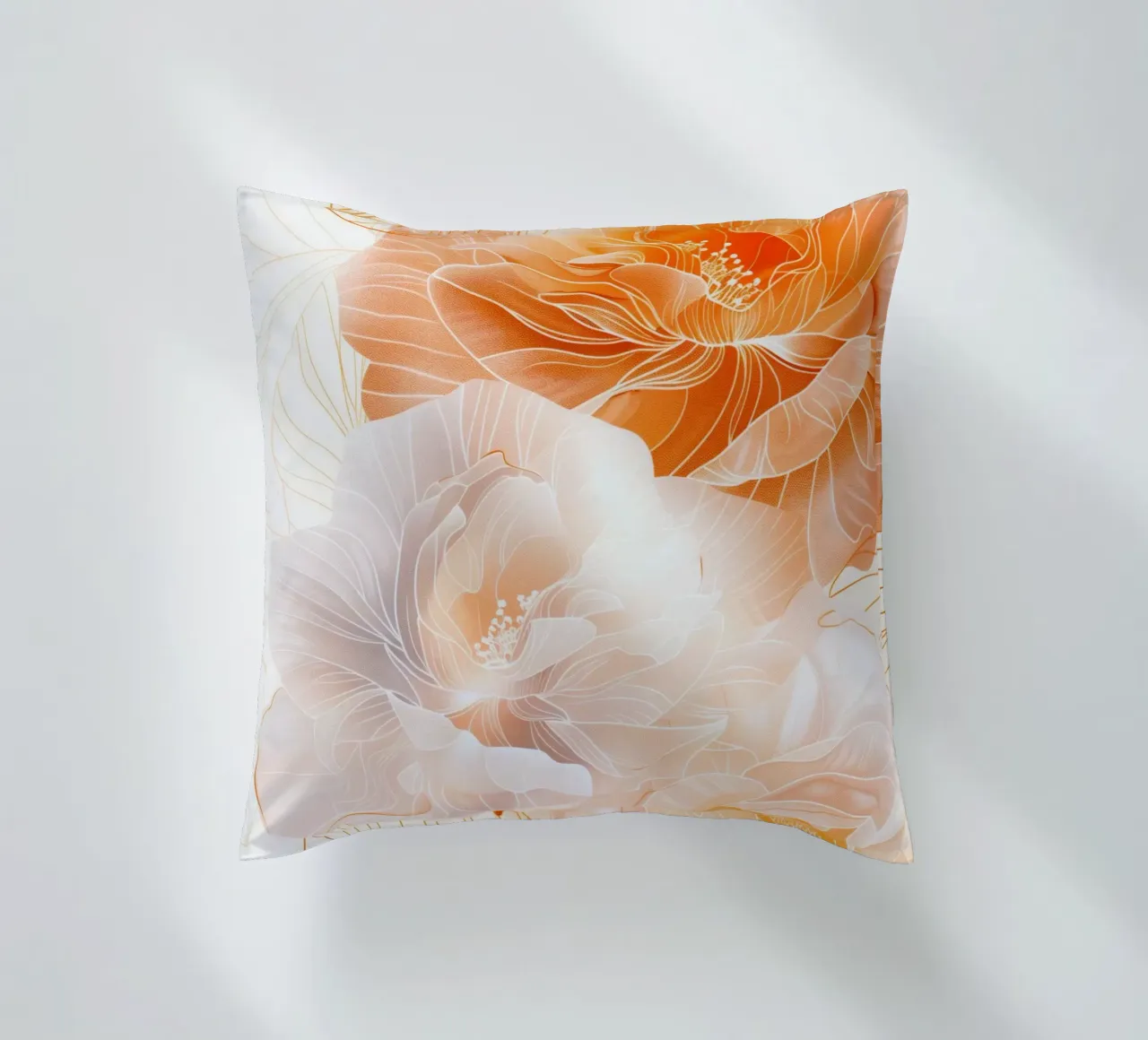 Peonie cuscino da Justyna Jaszke JBJart
