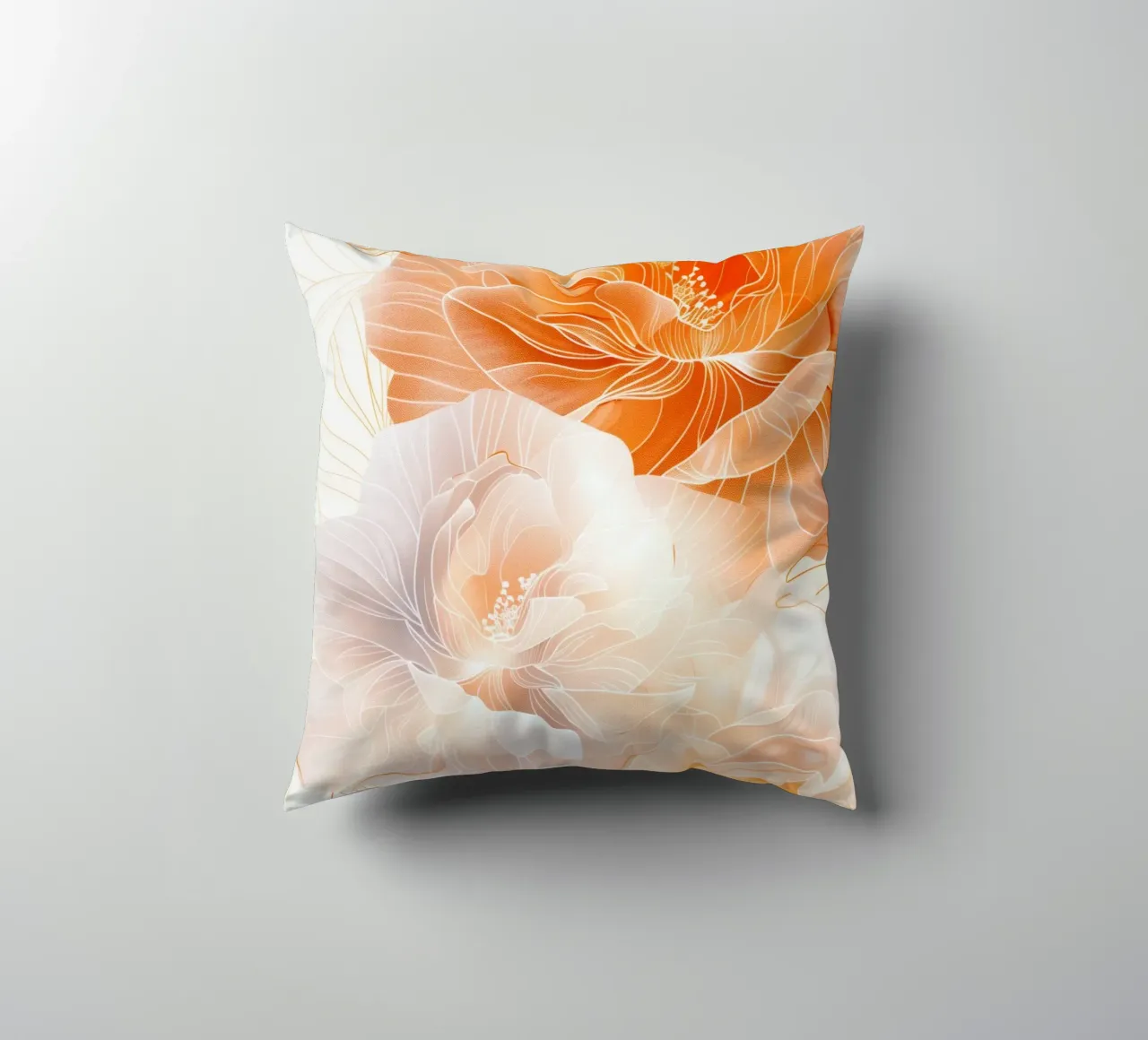 Peonie cuscino da Justyna Jaszke JBJart
