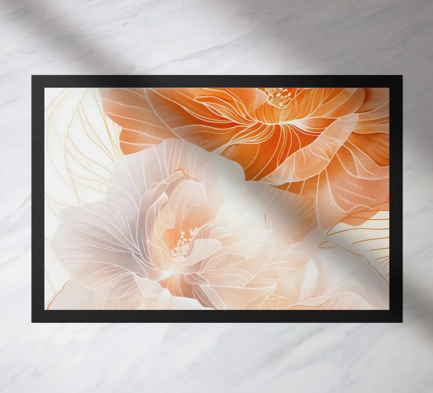 Peonies paillasson de Justyna Jaszke JBJart