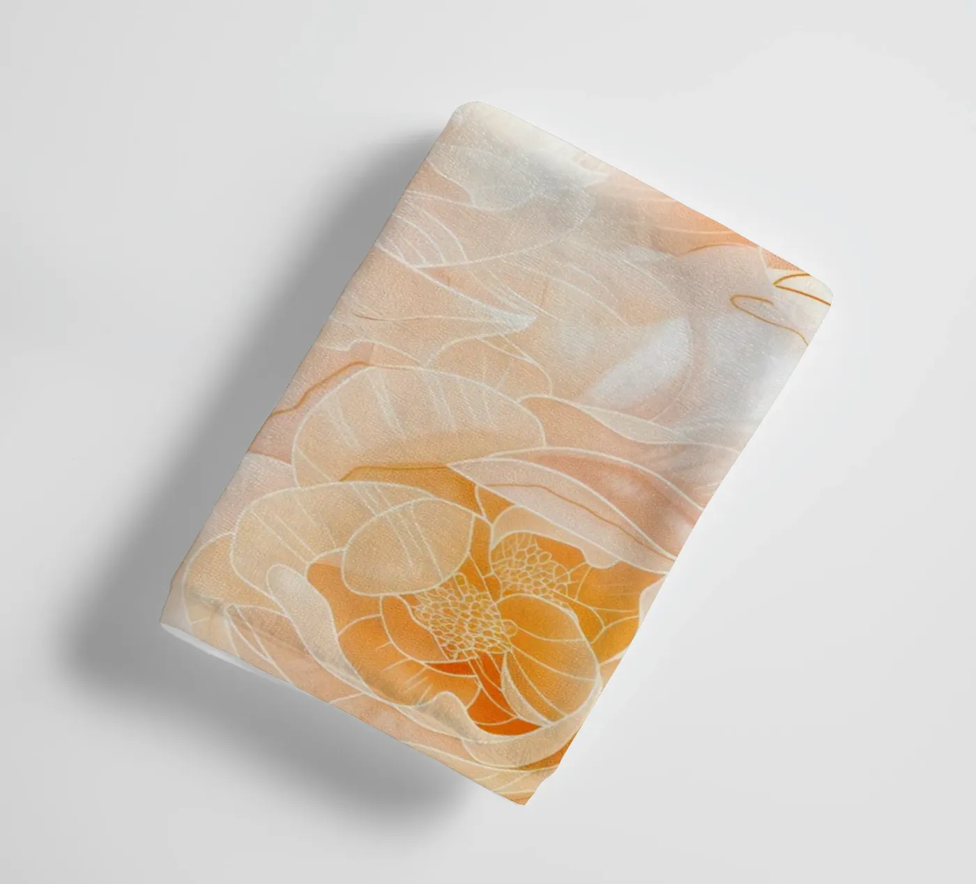 Peonies towel by Justyna Jaszke JBJart