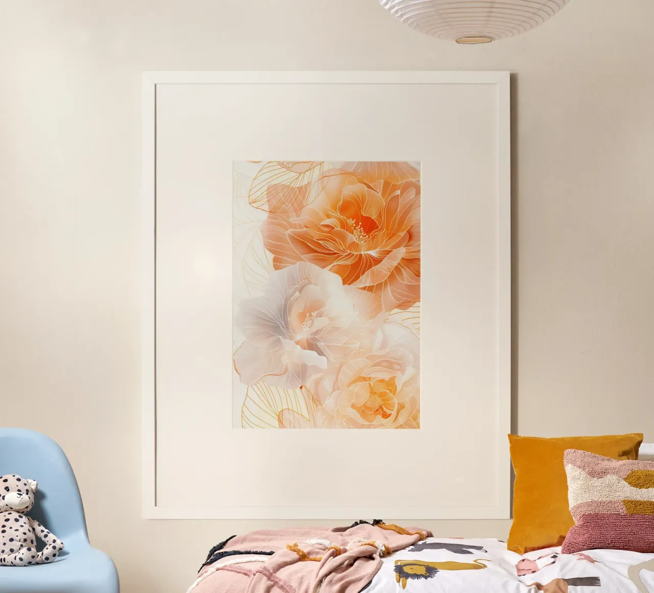Peonies poster by Justyna Jaszke JBJart