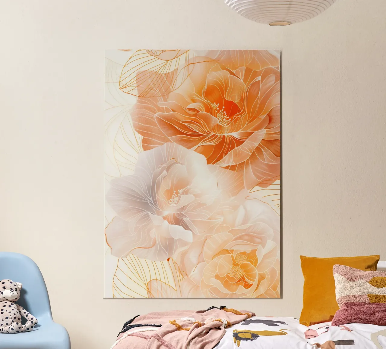 Peonies poster by Justyna Jaszke JBJart