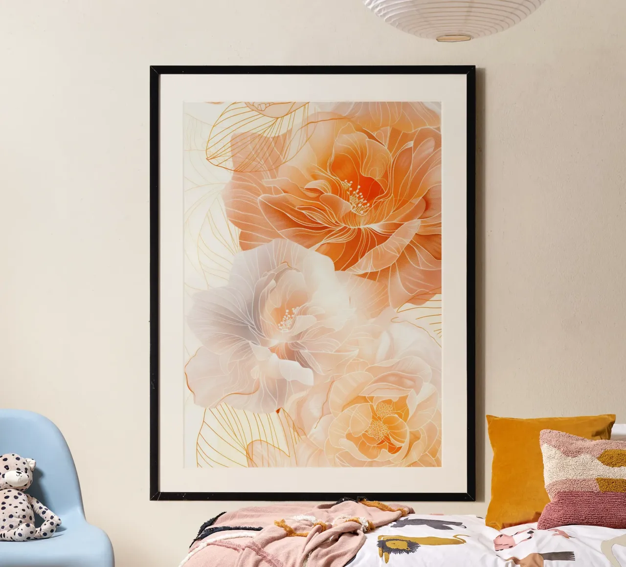 Peonies poster by Justyna Jaszke JBJart