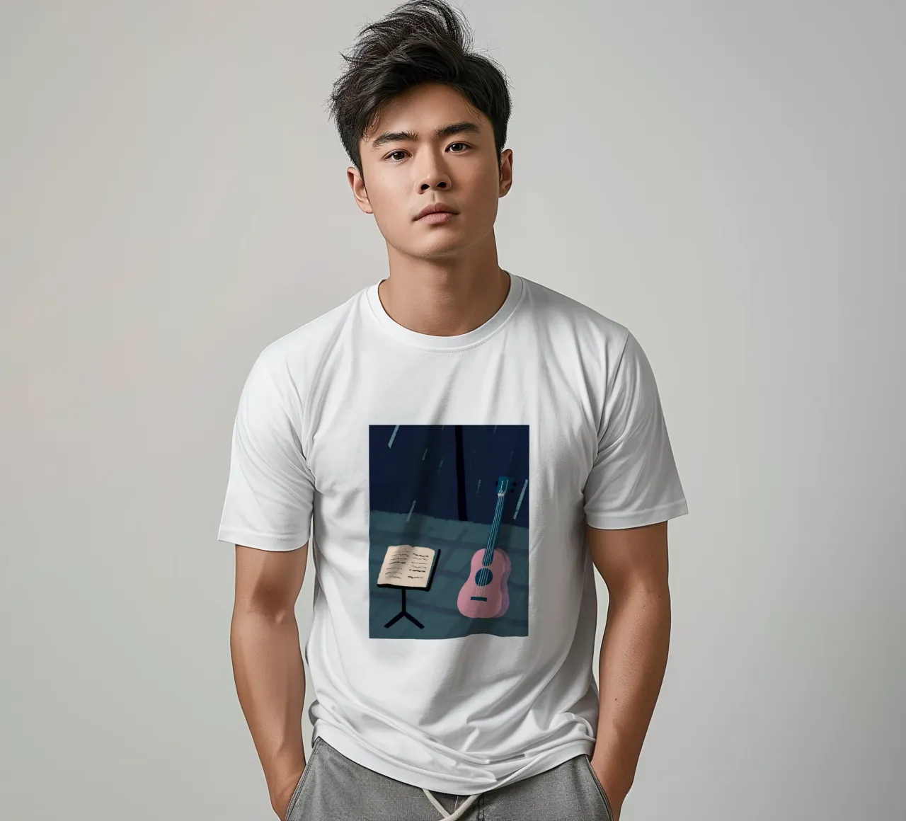 Chitarra musicale t-shirt da PERSONAL TOUCH