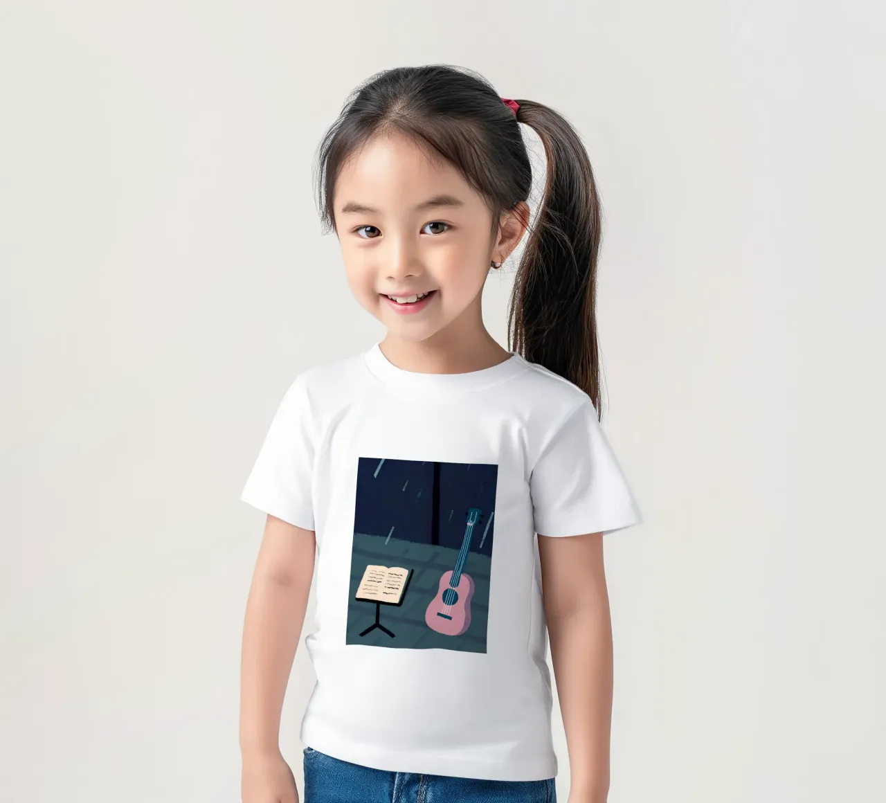 Music Guitar kids t-shirt by PERSONAL TOUCH