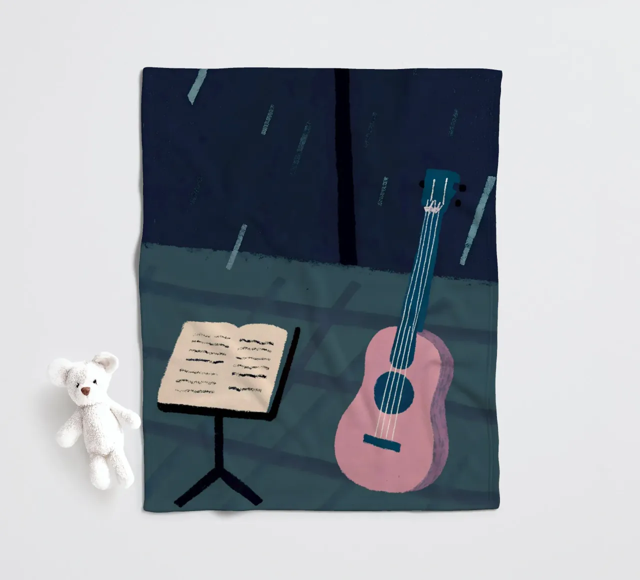 Chitarra musicale coperta in pile da PERSONAL TOUCH