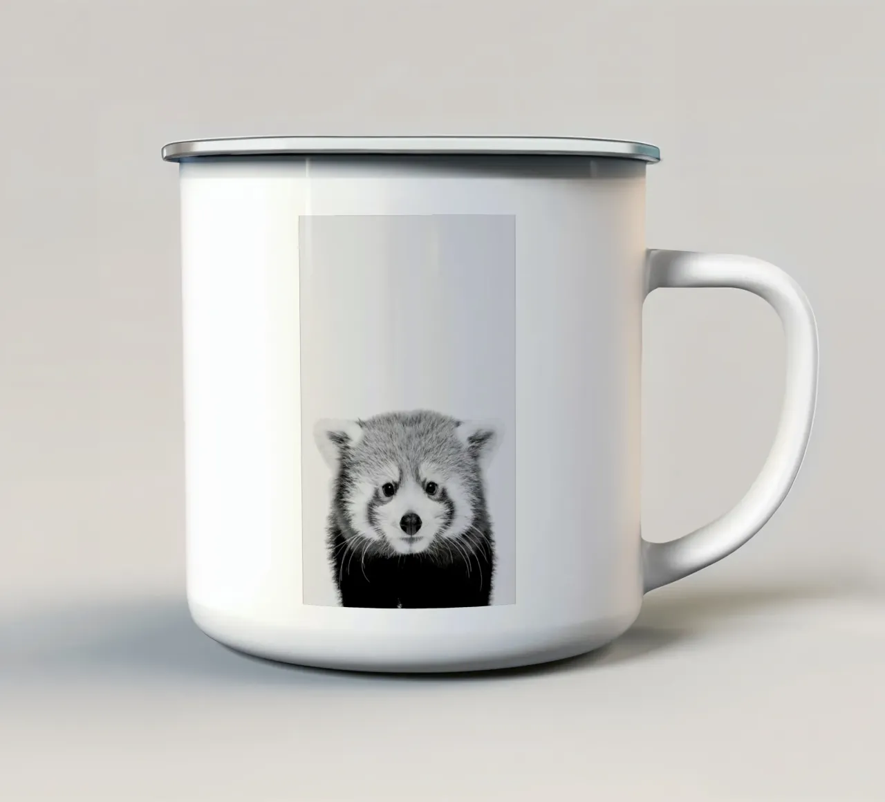 Red Panda tazza in smalto da Paws & Claws
