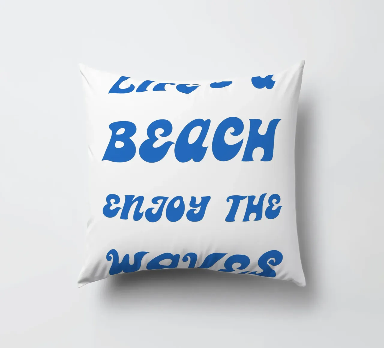 Life's a Beach Enjoy cuscino da Typo Designs