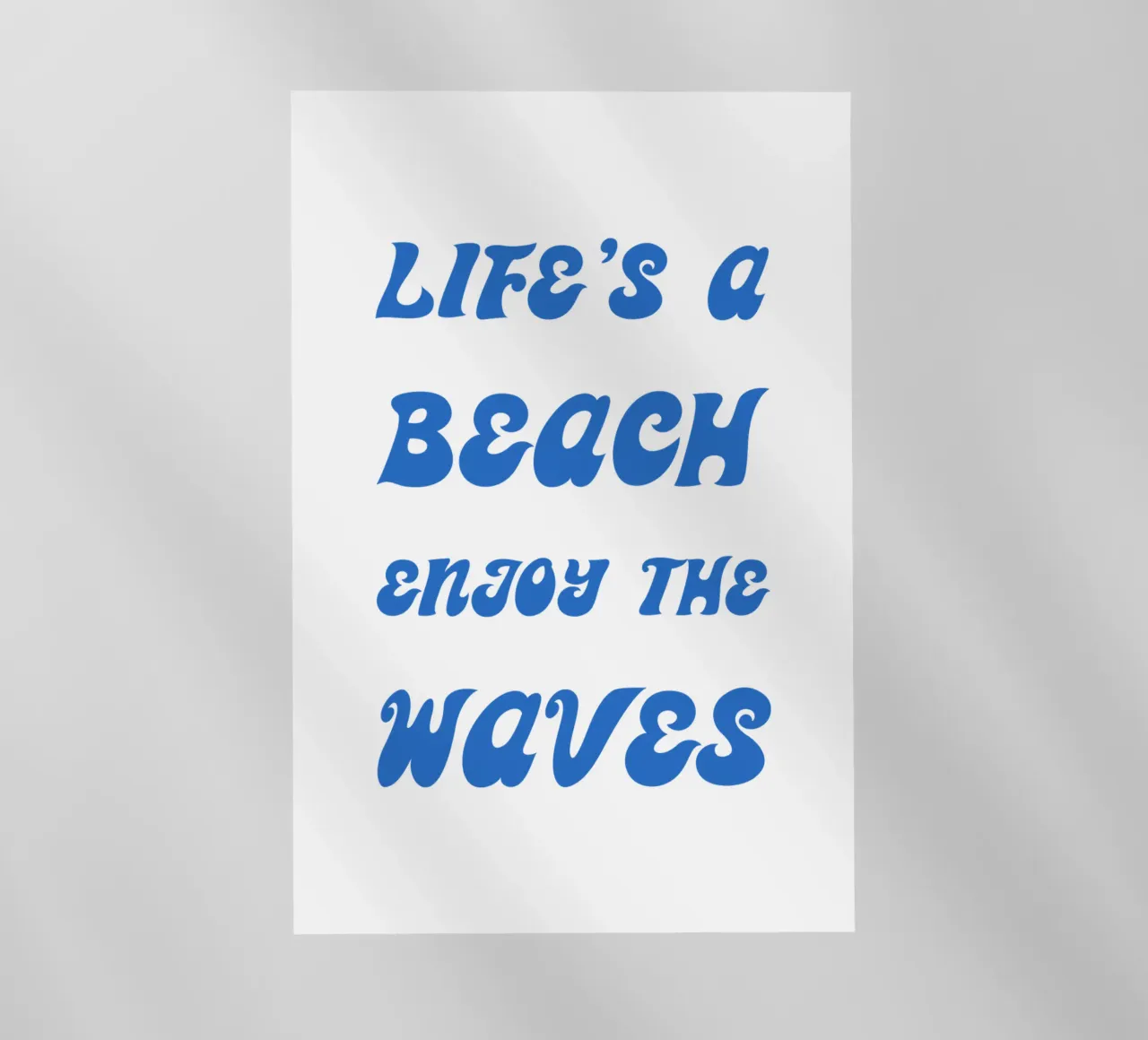 Life's a Beach Enjoy pellicola backlit da Typo Designs