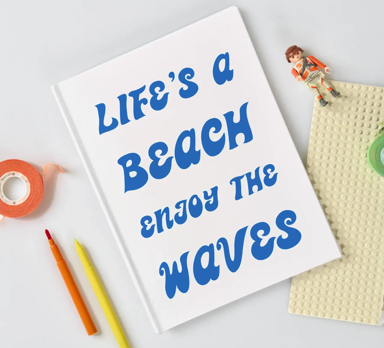 Life's a Beach Enjoy notebook by Typo Designs