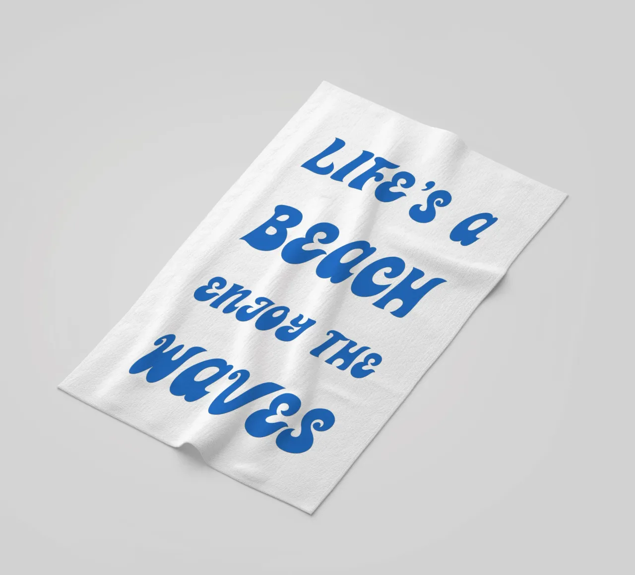 Life's a Beach Enjoy telo mare da Typo Designs