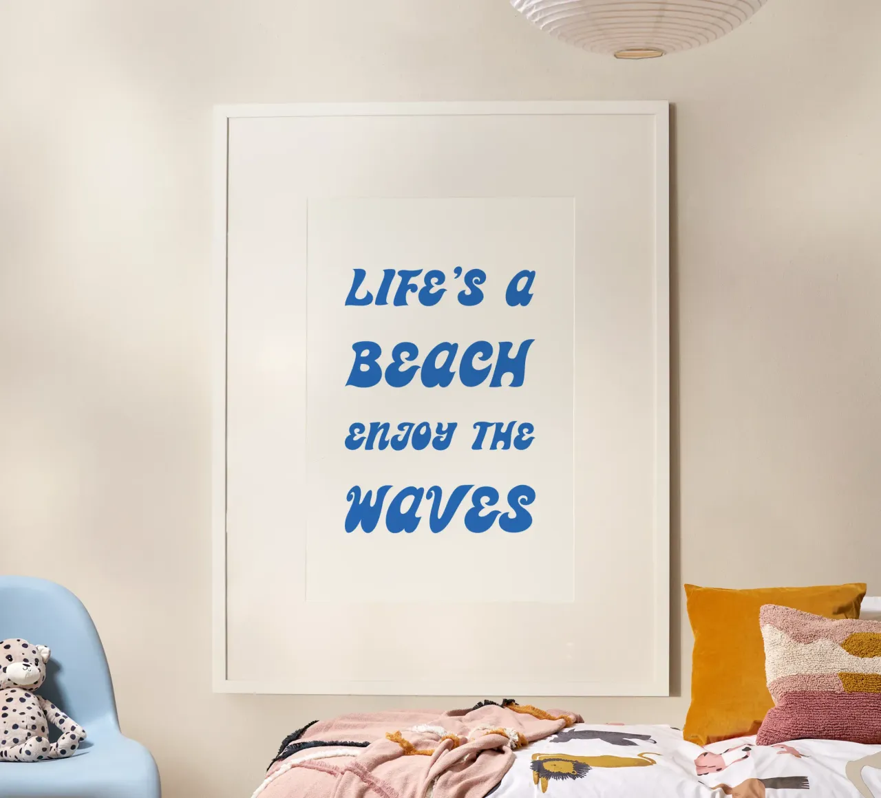 Life's a Beach Enjoy carta hahnemühle da Typo Designs