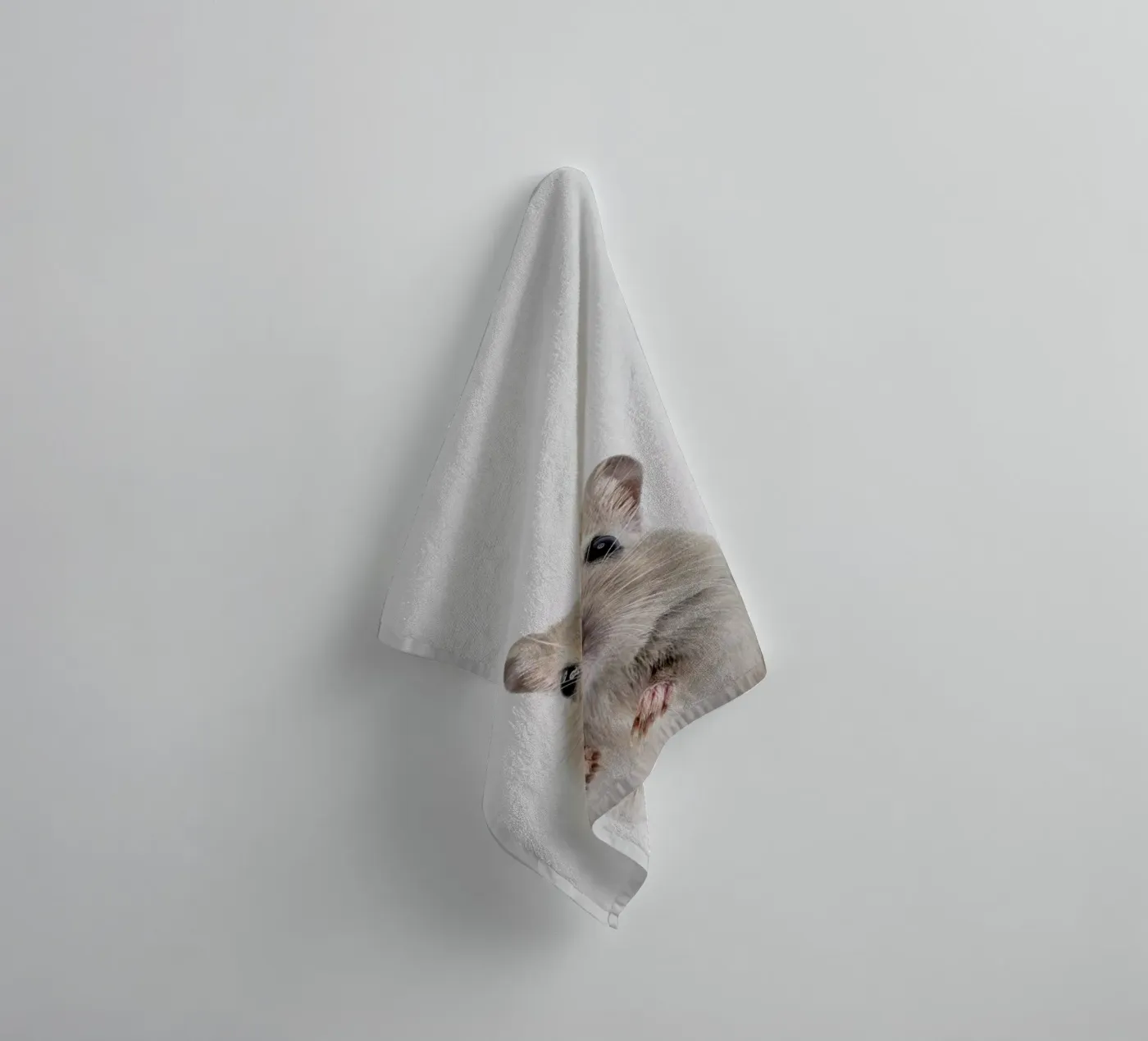 Mouse badhanddoek van Paws & Claws