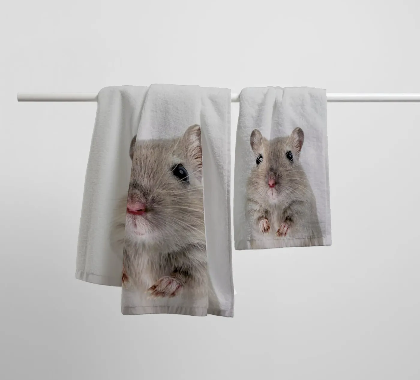 Mouse badhanddoek van Paws & Claws