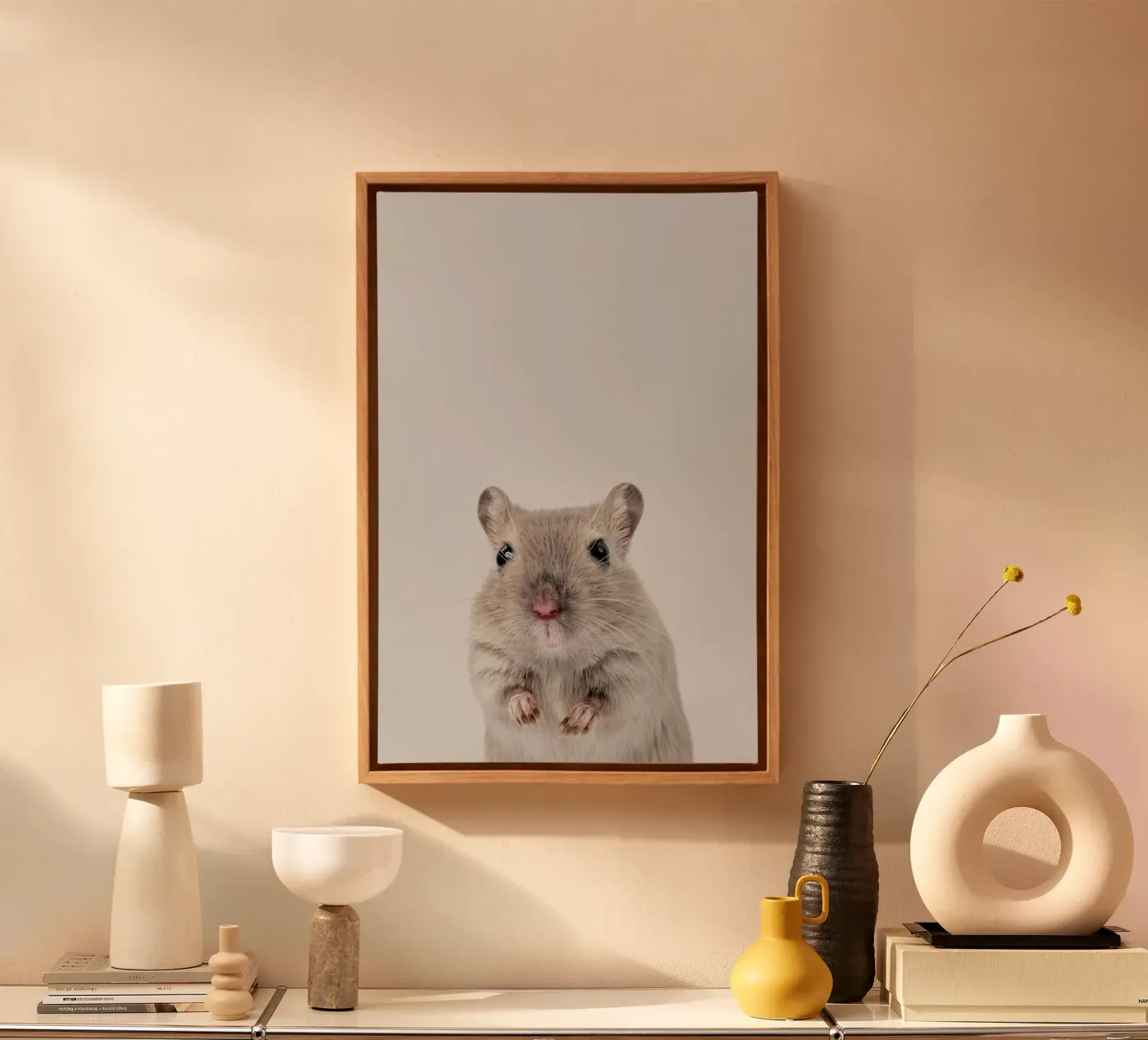 Mouse canvas van Paws & Claws