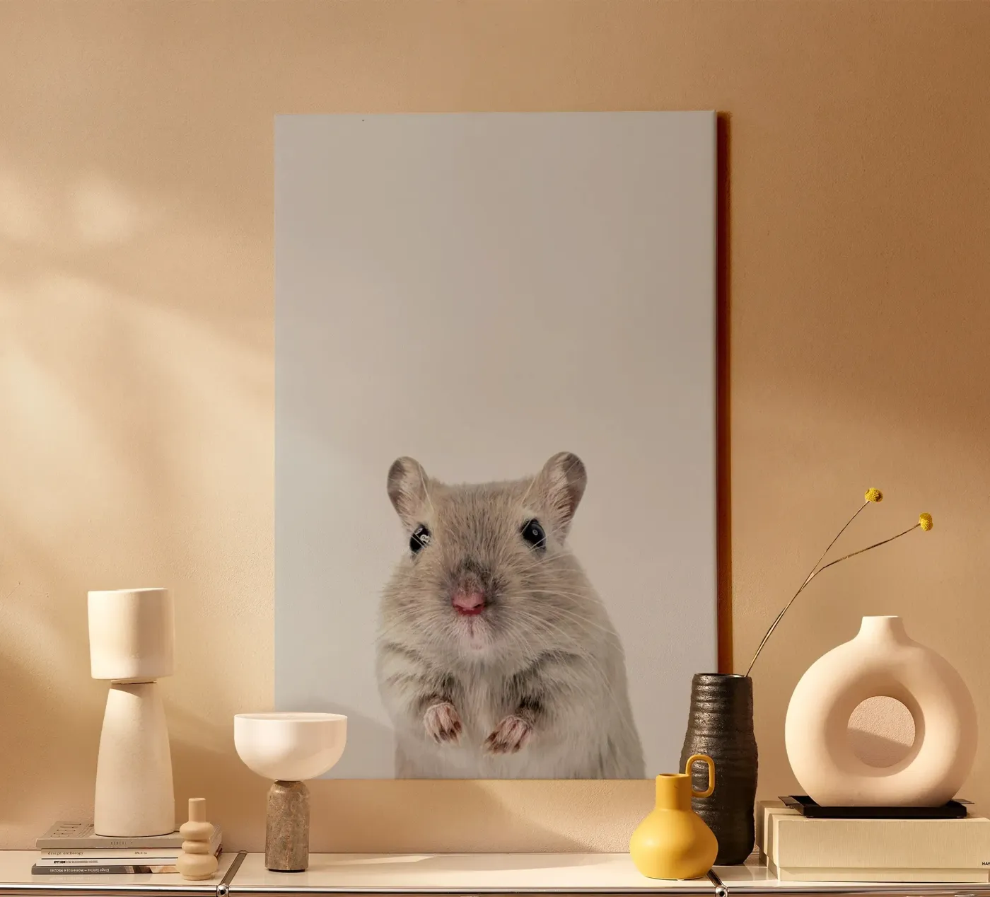 Mouse canvas van Paws & Claws