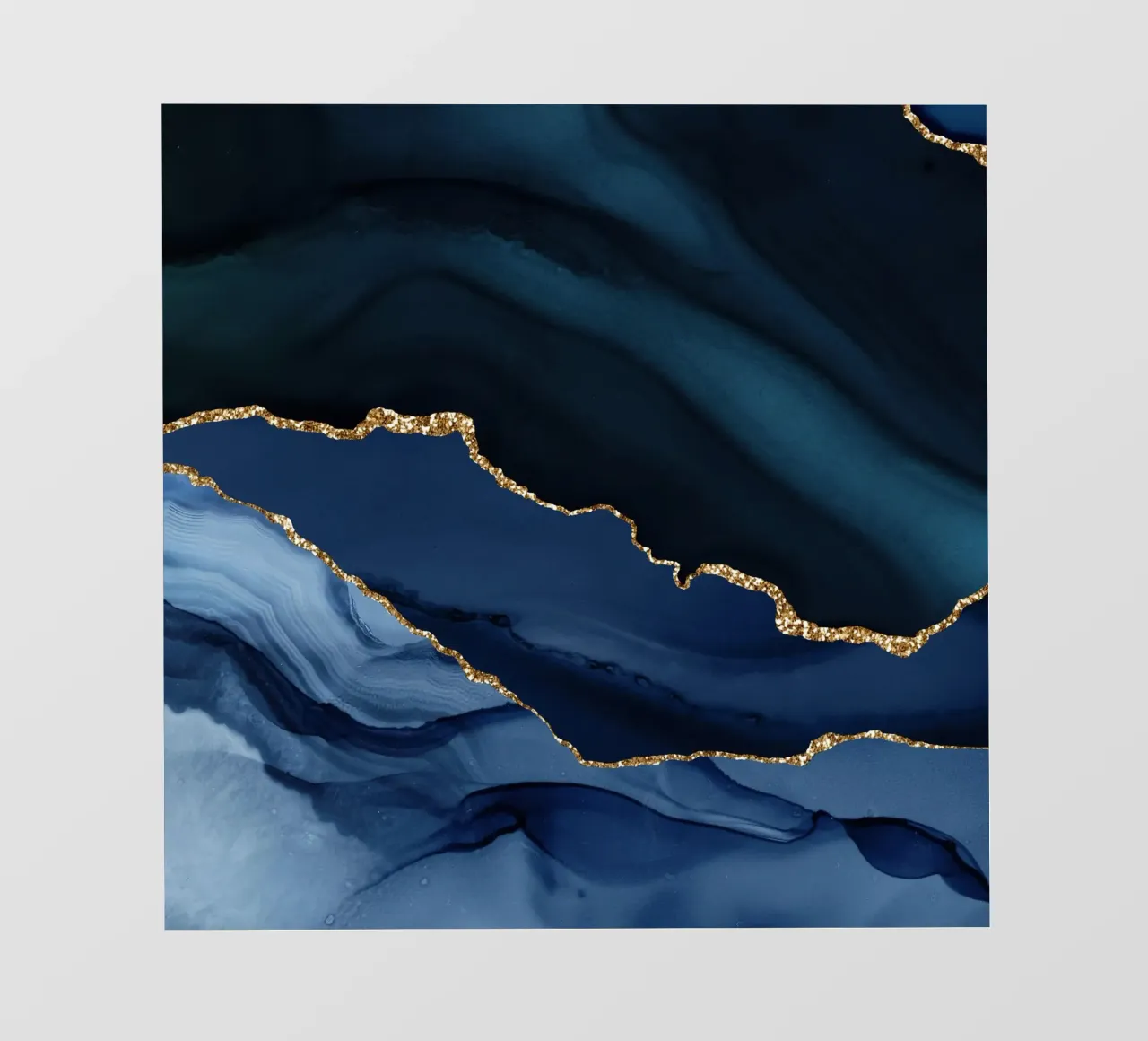 Texture agata marina e oro 12 telo in pvc da Gemstone Textures