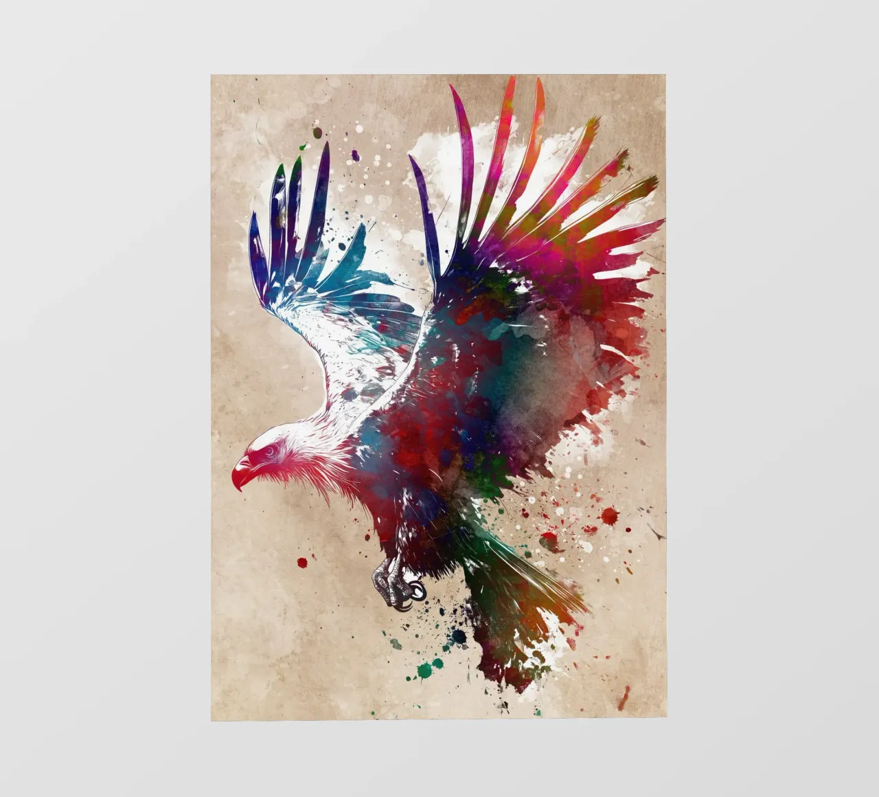 Art de l'oiseau aigle papier peint photo de Justyna Jaszke JBJart