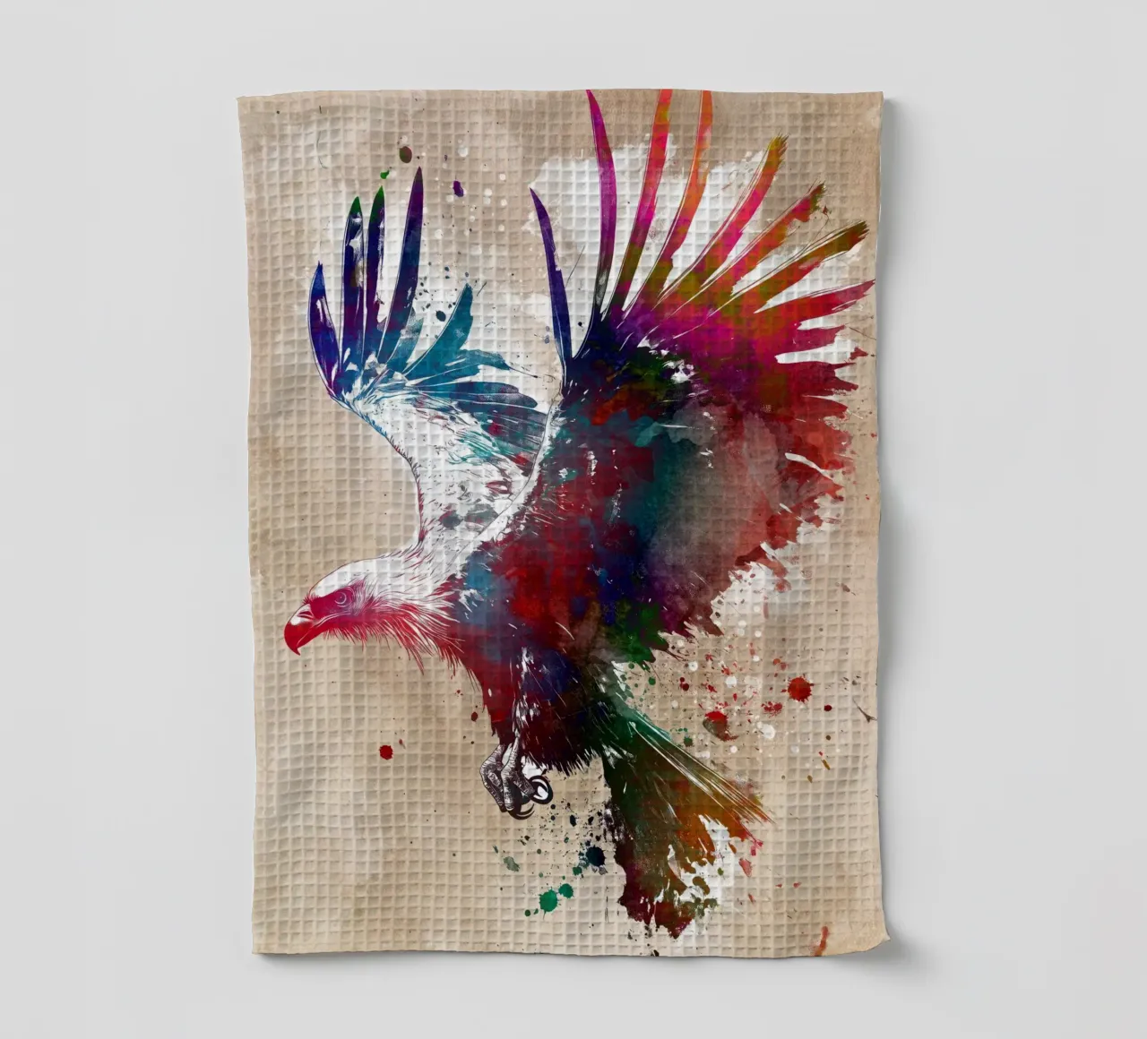 Art de l'oiseau aigle torchon de Justyna Jaszke JBJart