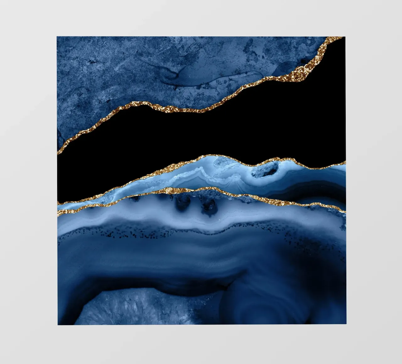 Texture agata marina e oro 13 telo in pvc da Gemstone Textures