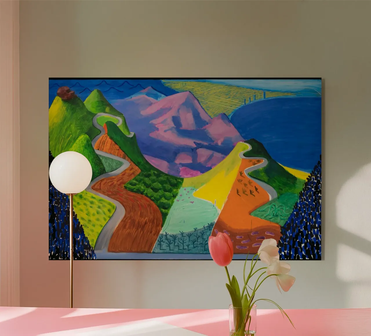 A Road Trip acrylic glass by khanrosie