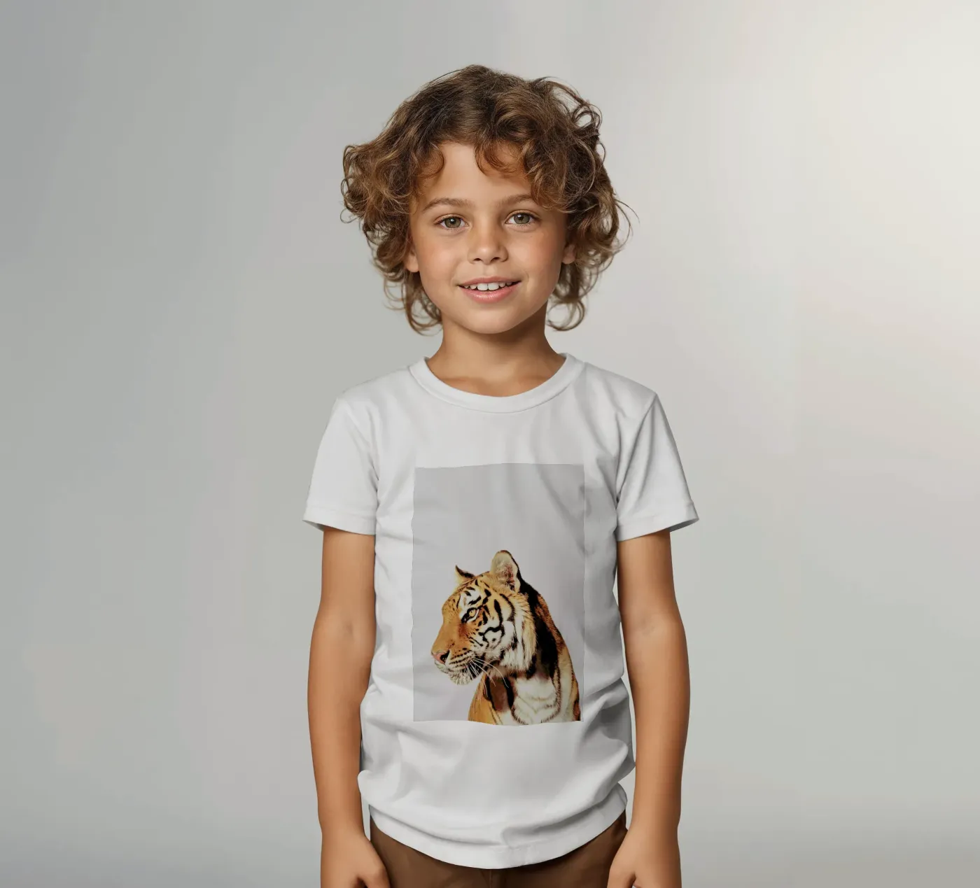 Tiger kinder t-shirt van Paws & Claws