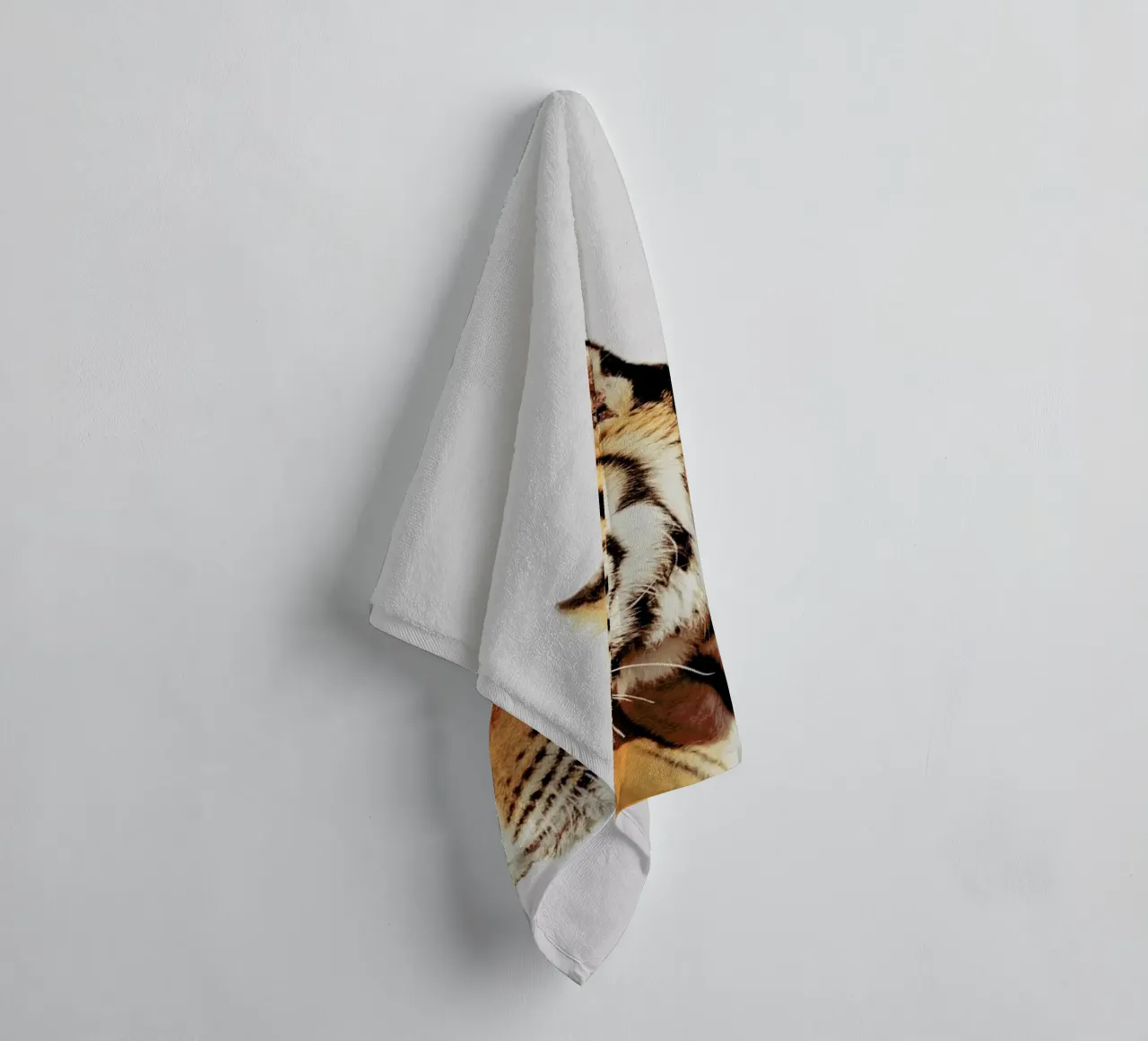 Tiger badhanddoek van Paws & Claws