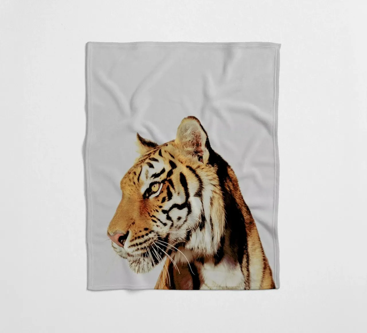 Tiger fleece blanket by Paws & Claws