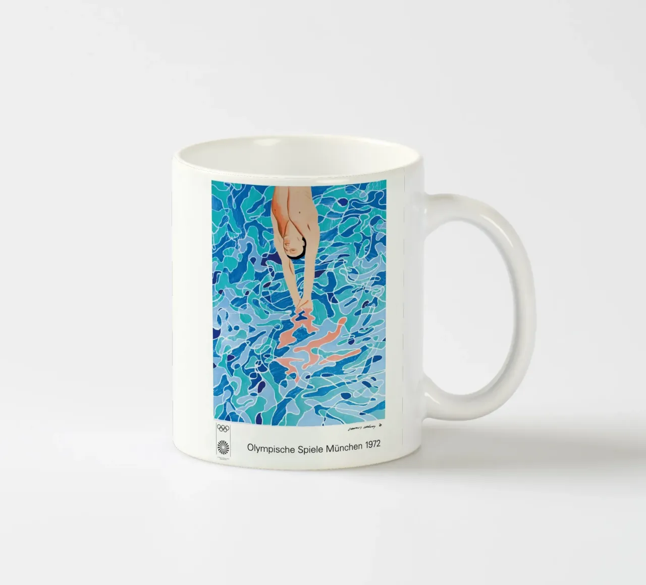 Olympic Games Munich 1972 ceramic mug by khanrosie