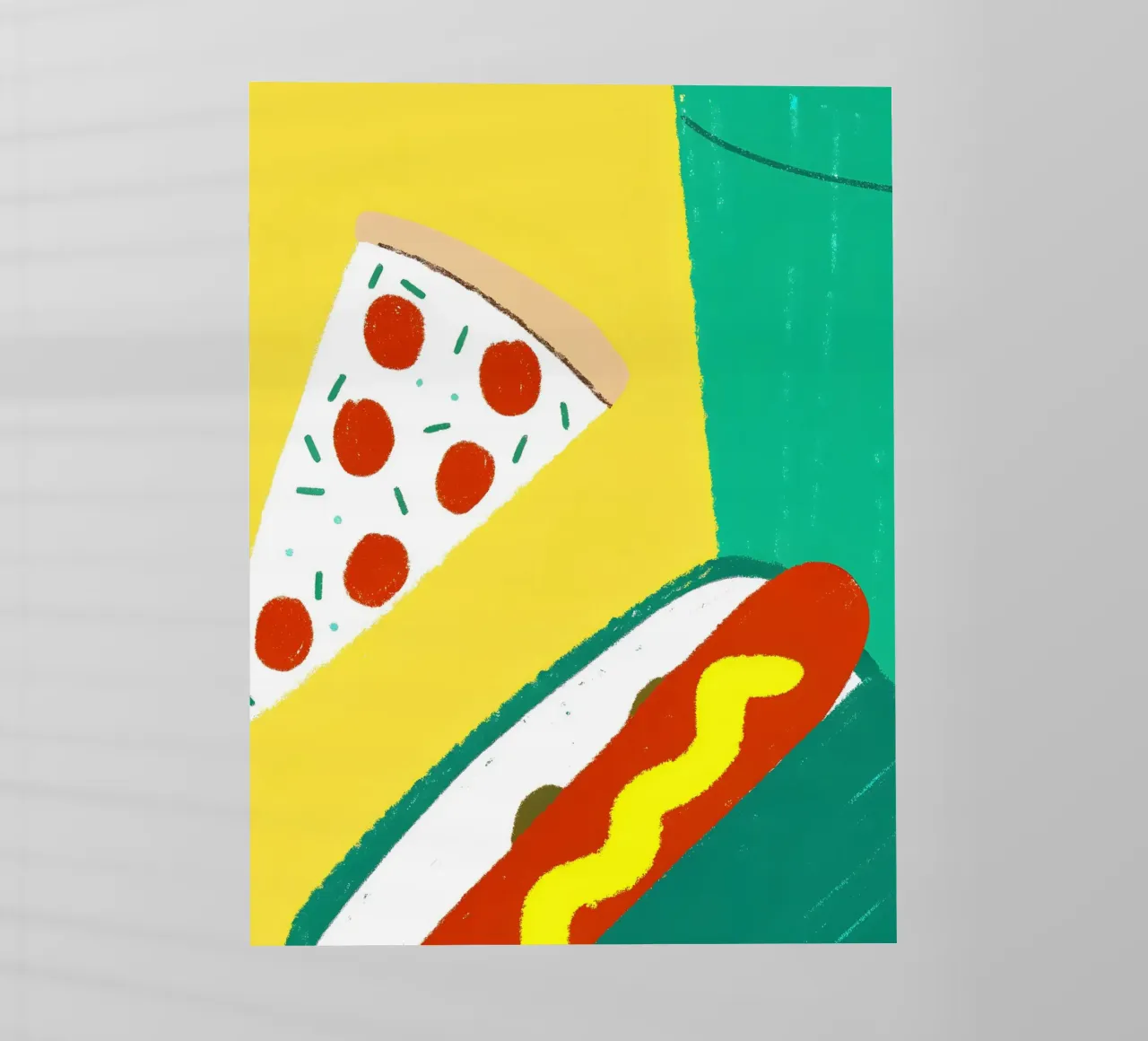 Pizza And Hotdog pellicola backlit da PERSONAL TOUCH