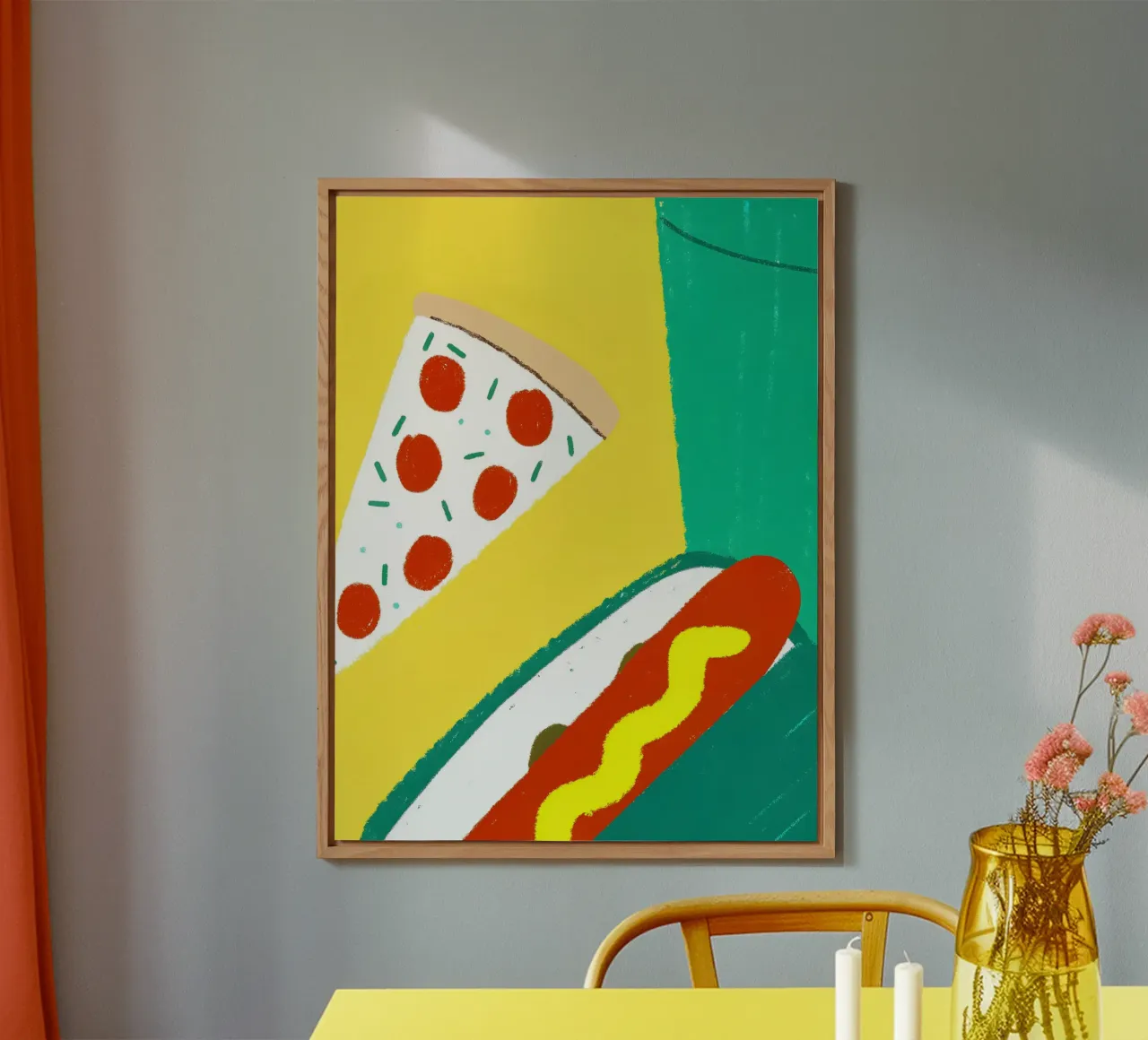 Pizza And Hotdog alluminio dibond da PERSONAL TOUCH