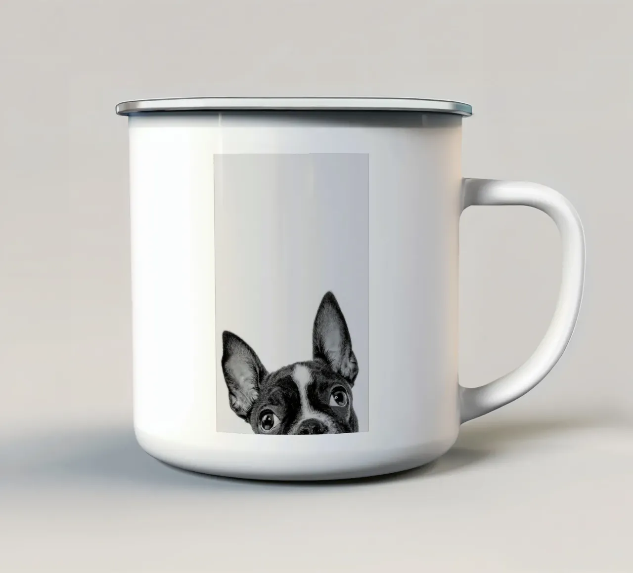 French Bulldog II tazza in smalto da Paws & Claws