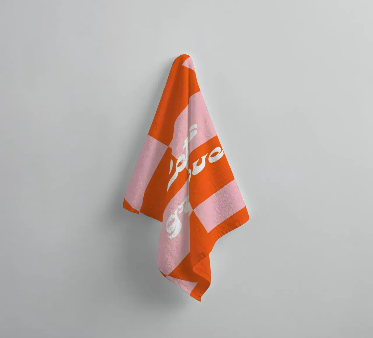 "Let's Groove" Retro Checkerboard Art - Earth Wind & Fire Vi towel by NorwesClub