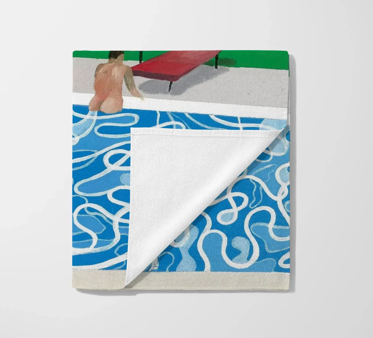 piscina con una sola figura telo mare da khanrosie