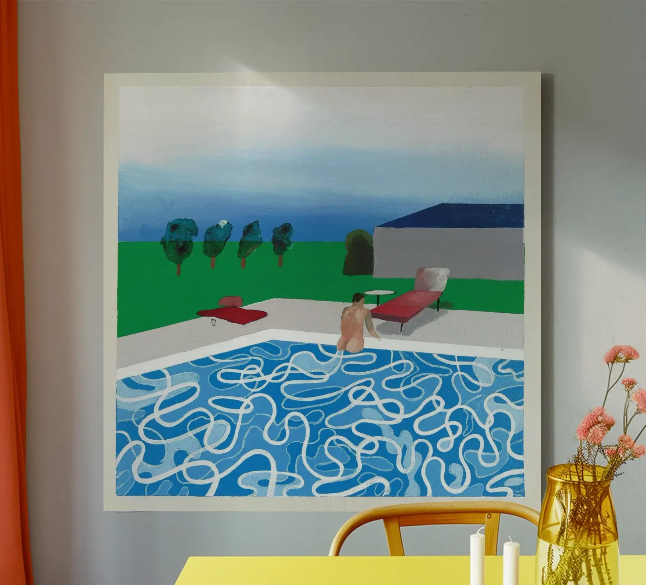 piscine à un chiffre toile de khanrosie