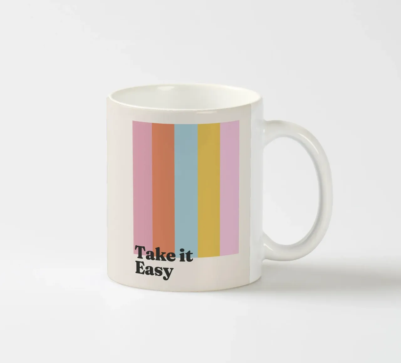 Cita de Take It Easy taza de cerámica de Paigaam Studio
