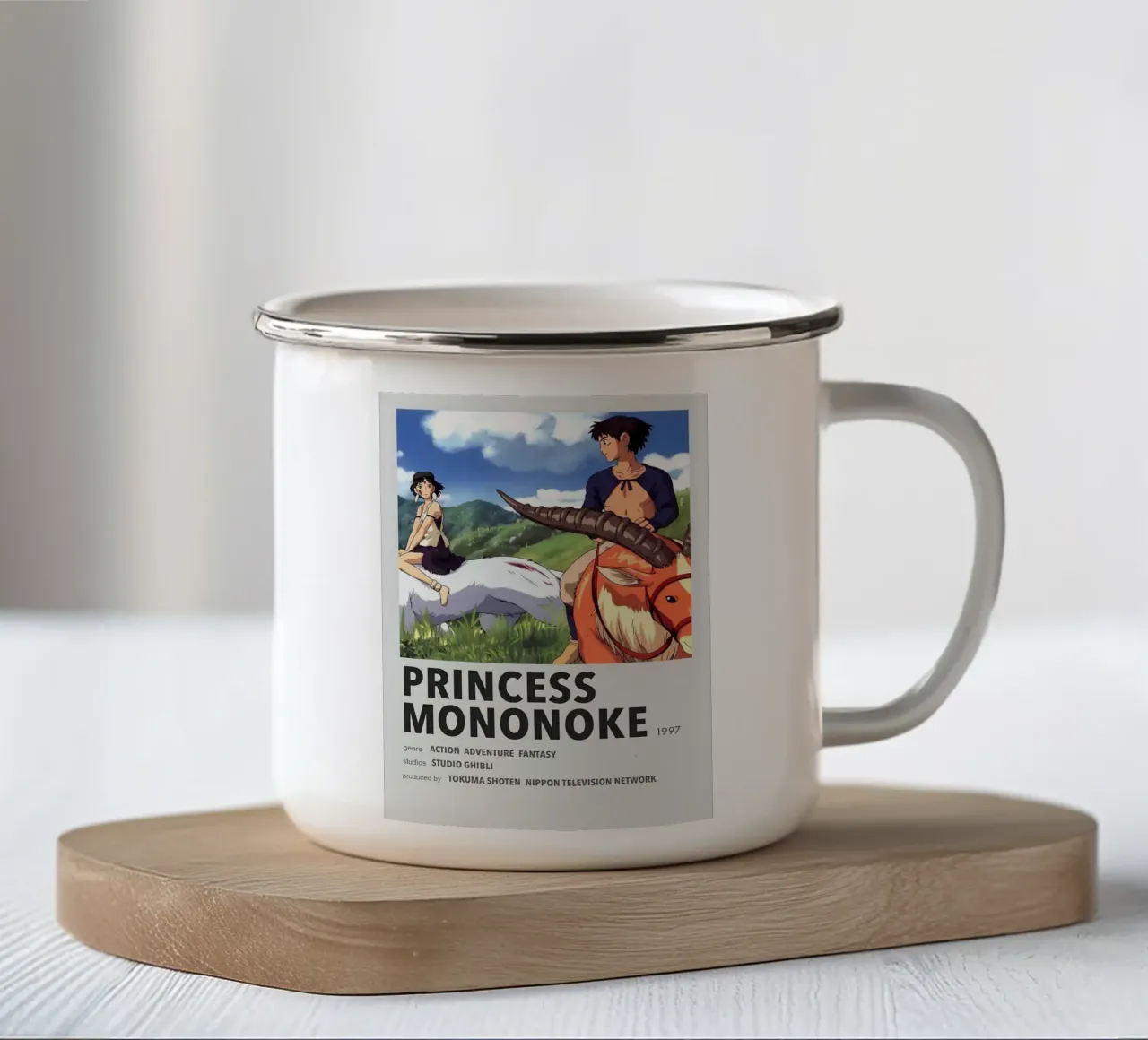 PRINCESS ΜΟΝΟΝΟΚΕ  1997 tazza in smalto da Totoya