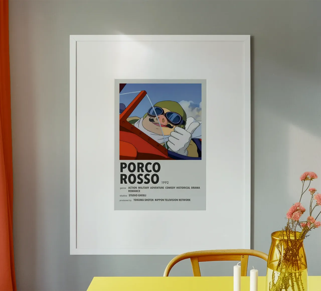 PORCO  ROSSO  1992 carta hahnemühle da Totoya
