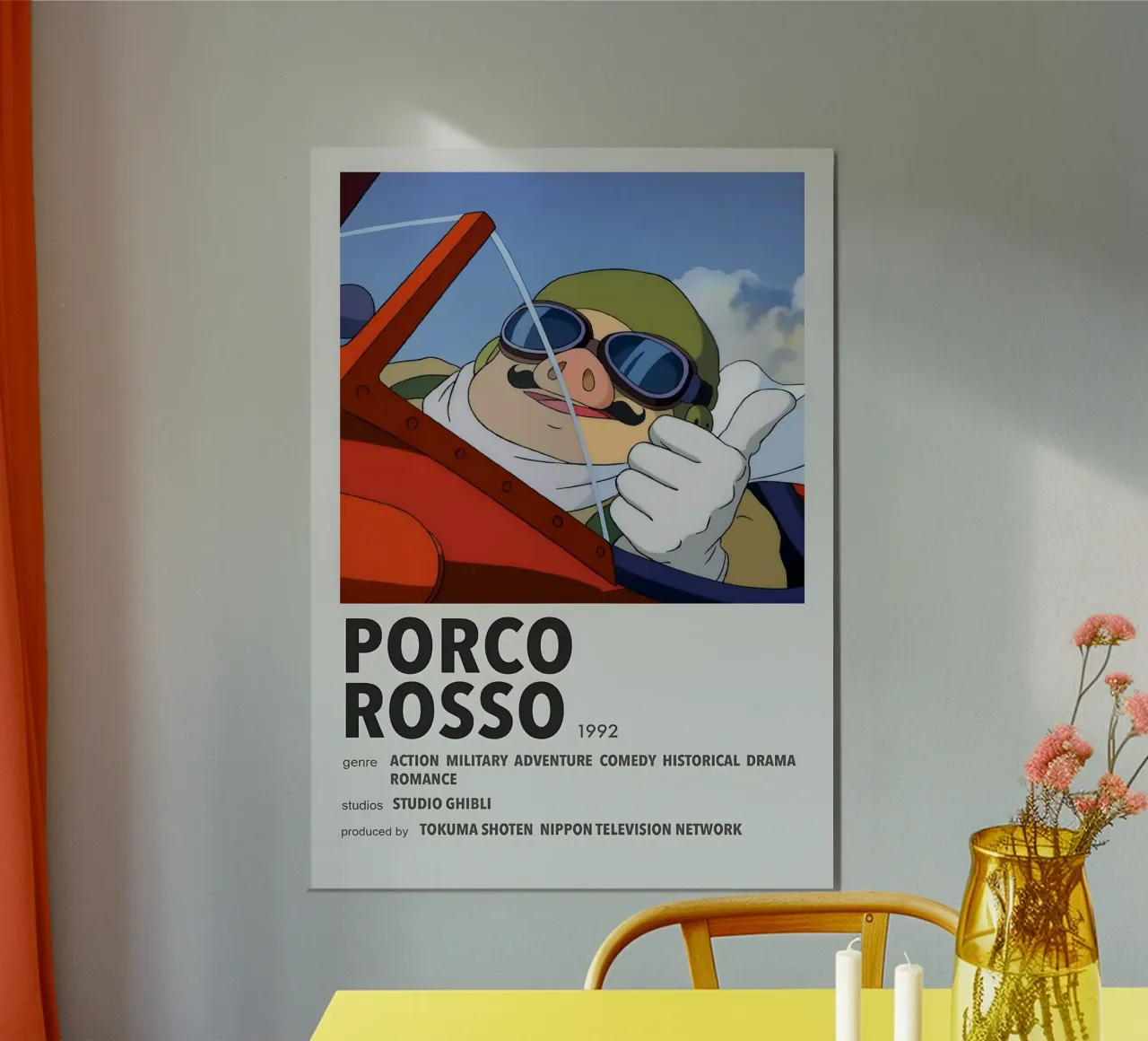 PORCO  ROSSO  1992 carta hahnemühle da Totoya