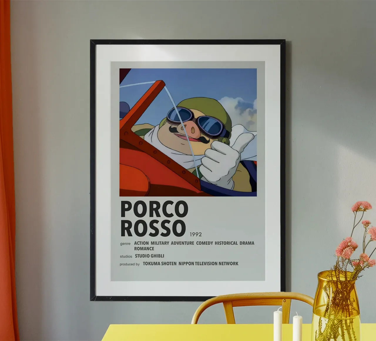PORCO  ROSSO  1992 carta hahnemühle da Totoya
