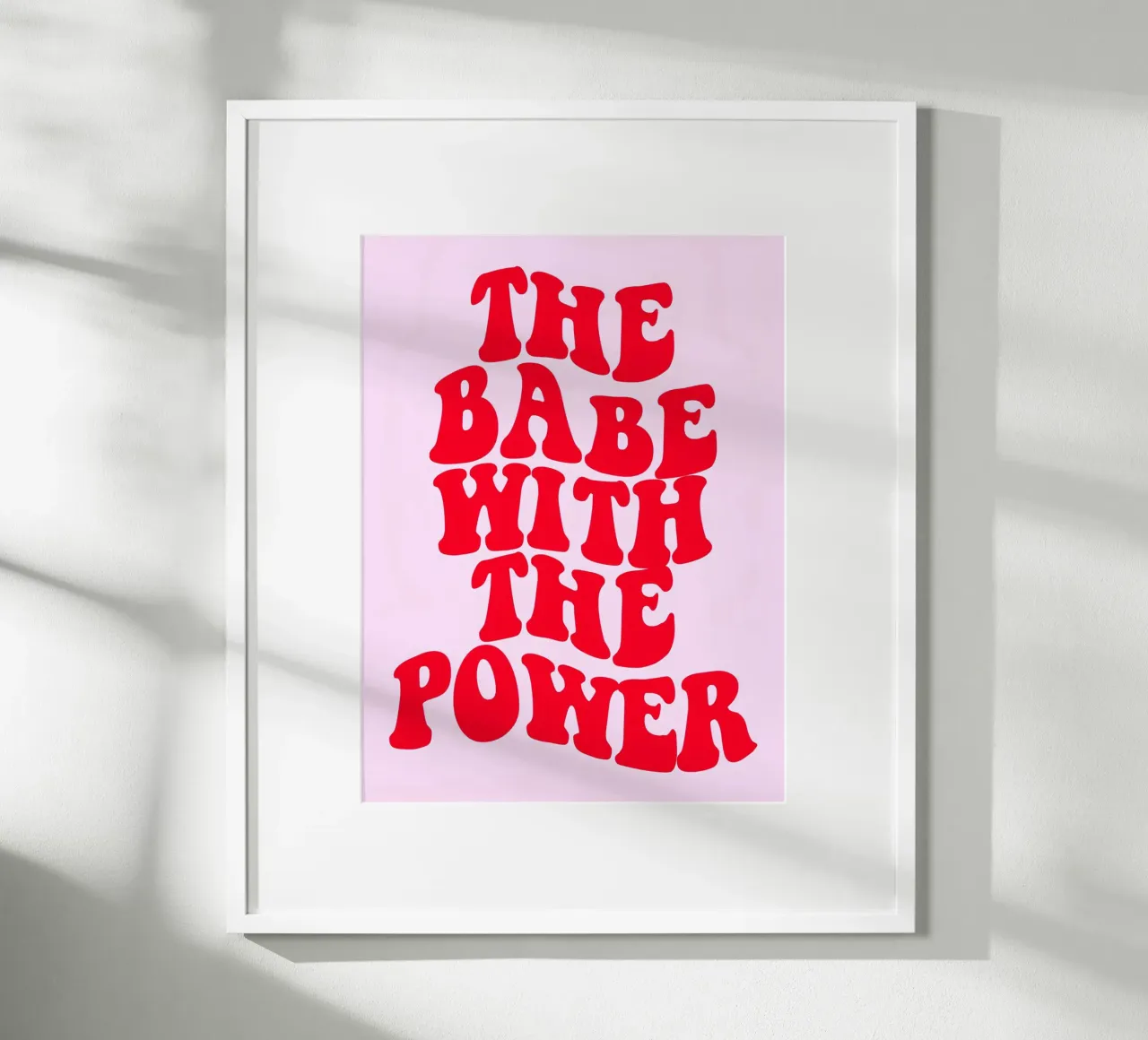 "Arte pop feminista, retro y empoderador: "La nena con poder poster de NorwesClub