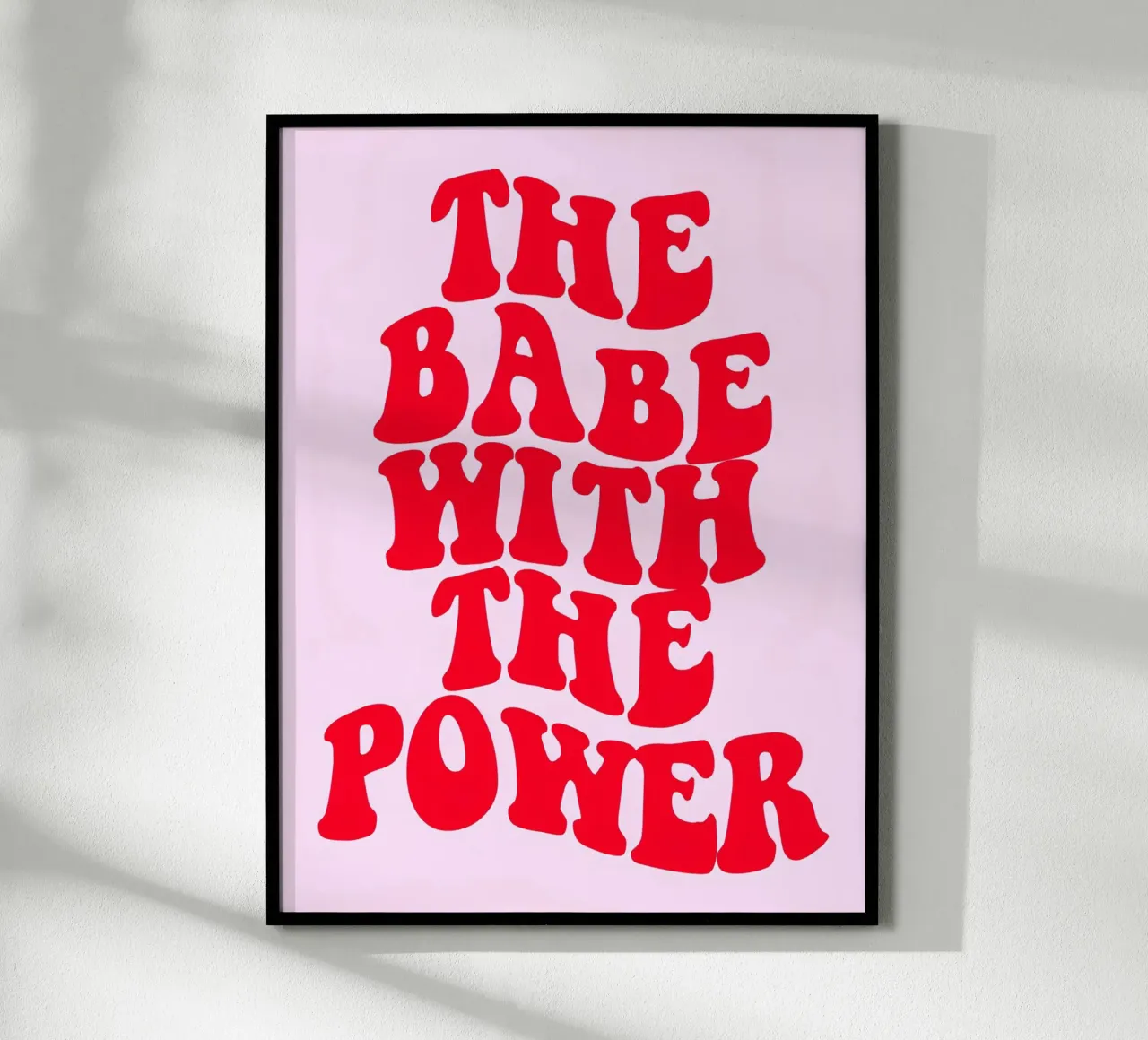 "Arte pop feminista, retro y empoderador: "La nena con poder poster de NorwesClub
