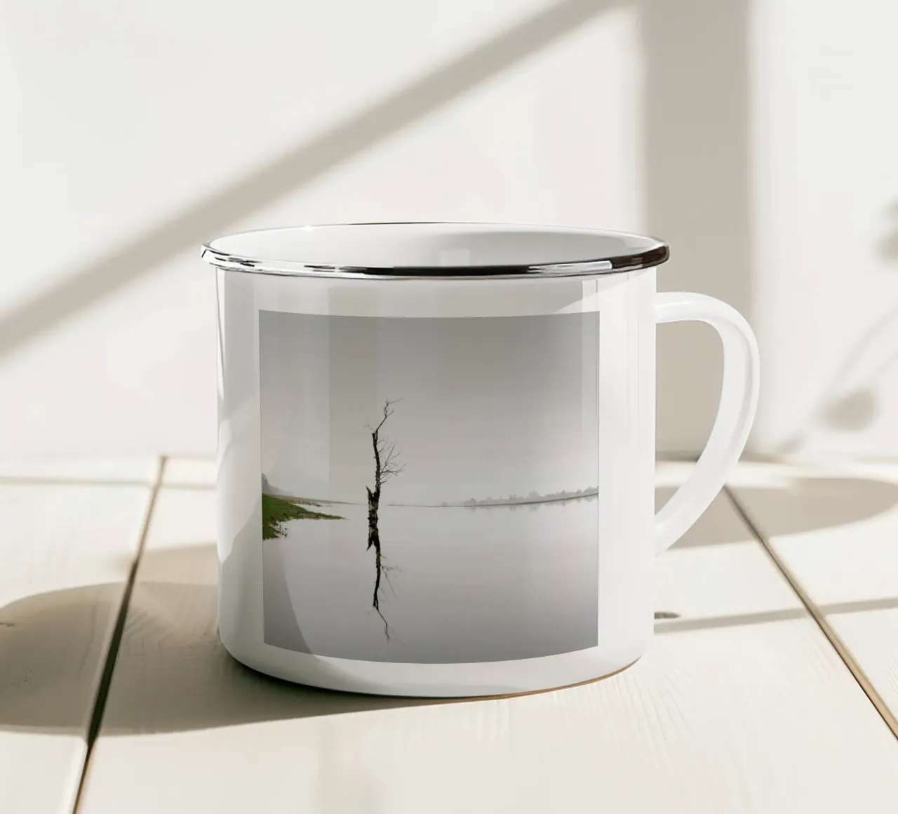 Oderbruch Ii | Brandenburg 2020 Emaille Tasse von Håggard Photography | Ronny Behnert