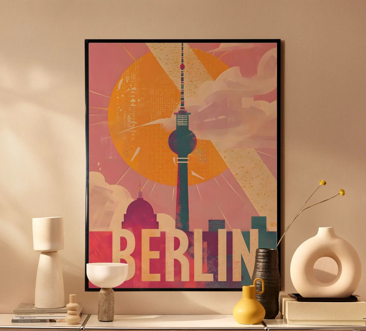 Berlin Vintage Art poster by Vintage Travel Art