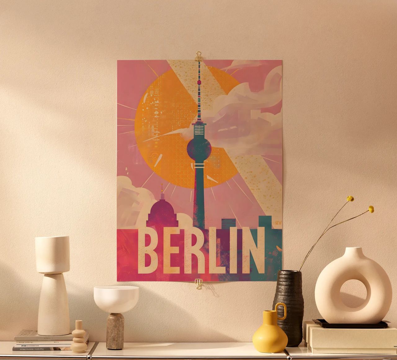 Berlin Vintage Art poster by Vintage Travel Art