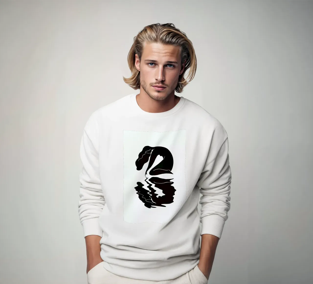 Blurred felpa da Graphite