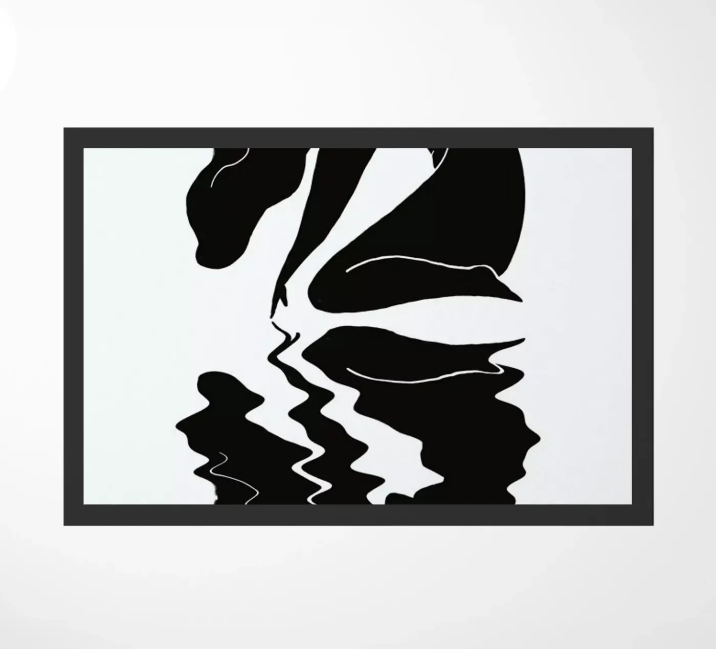 Blurred deurmat van Graphite