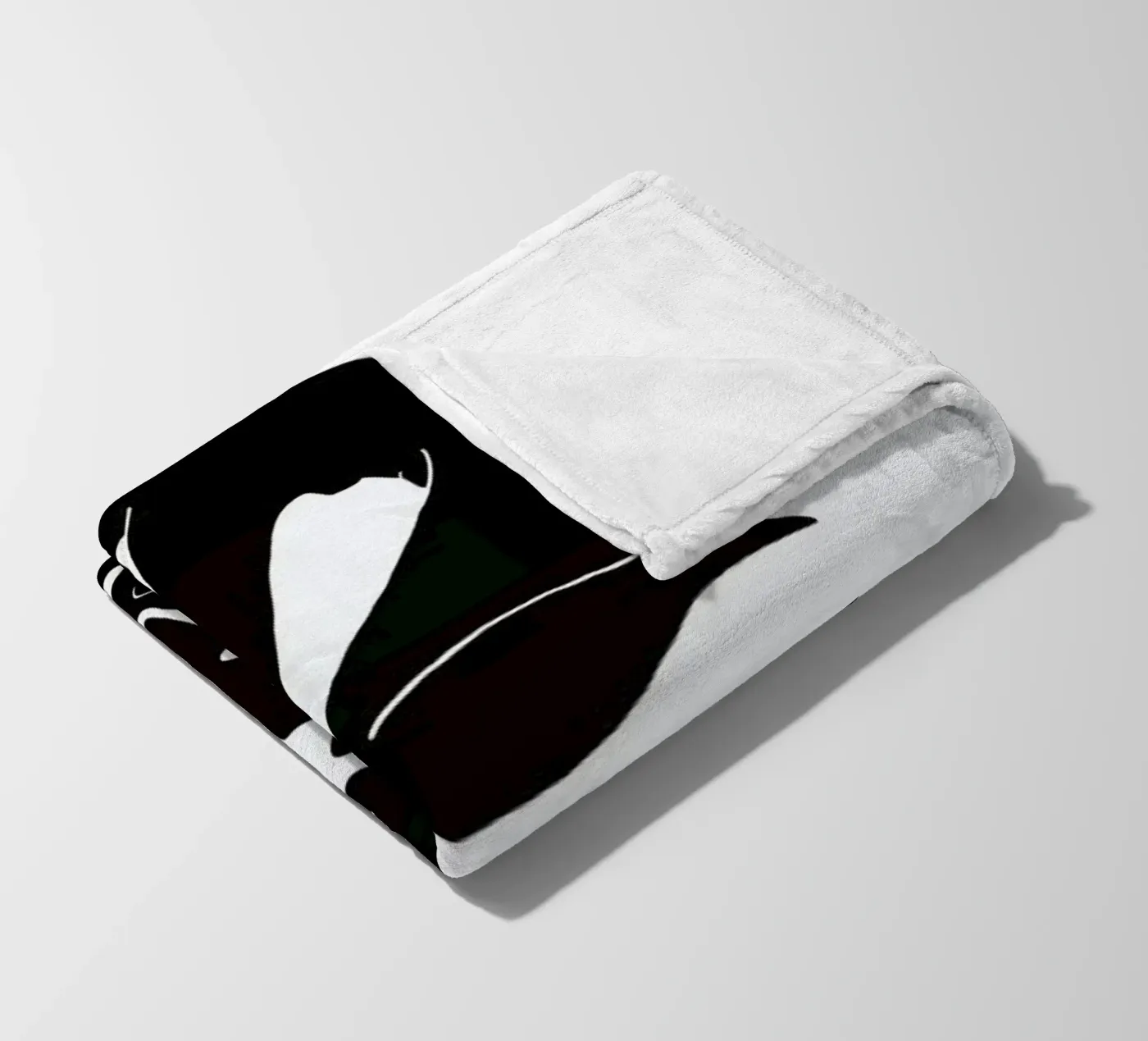 Blurred fleecedeken van Graphite